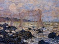Monet, Claude Oscar - Fishing Nets at Pourville